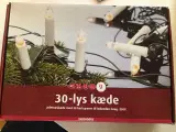 Juletræskæde med 30 kertepærer til indendørs