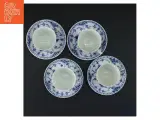 Porcelæns kopper og tallerkener fra Royal Copenhagen (str. Kopper. ø. 6,5 cm. tallerkener. ø. 11,5 cm) - 2