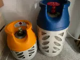 Gasflaske med gas