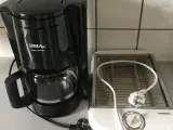 Kaffemaskine/brødrister