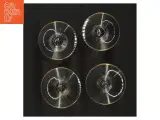 Vintageglas med guldkant (str. 10 x 6 cm) - 4
