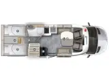 2025 - Euramobil Profila T726 EF   Luksus Delintegreret Camper på Mercedes 4500 kg, 170 HK - 5
