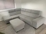 Chaiselongsofa med justerbare nakkestøtter