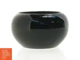 Sort keramik vase (str. 14 x 8 cm) - 3