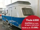 2022 - Eriba Touring Troll 530 Ocean Drive   Lækker Retro rejsevogn. Netop NU medflg. tagmonteret Thule markise i prisen.