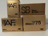 Nikon F75D kamera incl. 2 linser, blitz og taske