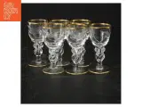 Sæt af seks krystal champagneglas (str. Ø. 5 cm. længde, 9 cm) - 2