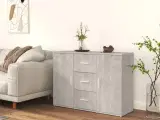 Skænk 91x29,5x65 cm konstrueret træ betongrå