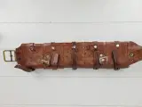 ⭐️ Autentisk Antik Svensk WW1 Læderbæltetaske - 5