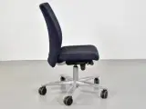 Häg h04 credo 4200 kontorstol med blåt polster og høj ryg - 4