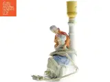 Porcelænslampe med figurer (str. 28 cm) - 2