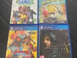 PS4 spil nye og brugt
