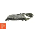 Flettet læderskuldertaske (str. 35 x 28 cm) - 3