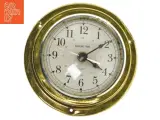 Maritimt ur og barometer sæt i messing (str. Ø. 14 cm. 2 styk) - 3