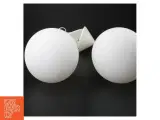 2 Glas pendellampe sæt (str. Ø. 16 cm) - 2