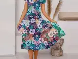 sommer kjole med små ærmer/ størrelse: Large-2XL-