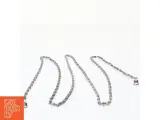 Sølvfarvet kæde (str. 121 cm) - 2