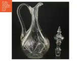Glas kande med prop (str. 24 cm. 13 cm i diameter) - 2