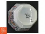 Malet porcelæns vase (str. 13 cm) - 3