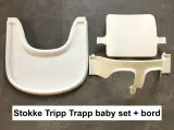 145) Stokke baby set + bord til Tripp Trapp