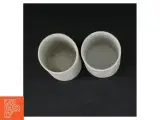 Dekorative keramikpotter med hjertemotiv (str. Ø. 7 cm. længde, 10 cm) - 2