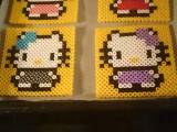 Hello kitty lavet af perler