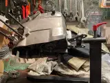 Motorstativ til reparation af knallertmotor 