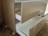 100 cm KVIK Bordo Clay badmiljø, marmorline vask - 4