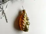 Vintage juleornament, orange egern - 2