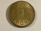 1 Krona Iceland 1929 - 2