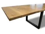 Plankebord eg med 2x tillægsplader 300 cm / 400 x 100cm - 4