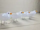 LED lyskæde med 5 stk fine fugle - 2