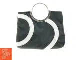 Sort og hvid håndtaske med metalhåndtag fra Aldo (str. 30 x 23 cm) - 3