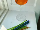 Drinkspinde af farvet glas, 10 stk samlet - 4