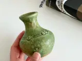 Grøn minivase, keramik - 3