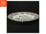 Orientalsk Dekorativ porcelænstallerken med blomster og insektmotiv (str. 26 cm) - 2