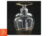 Klar cocktailglas med guldkant frs Lyngby glas(str. 9x6 cm) - 2