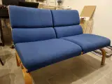 Sofa (blå, træ)