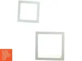 Kvadratisk hvide trækasser (str. 20 x 9 cm 15 x 9 cm) - 2