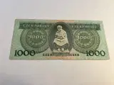 1000 Forint Ungarn - Bemærk kuglepen på front - 2