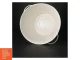 Hvid metalemaile spand fra IKEA (str. Ø. 32 cm. længde, 30 cm) - 2