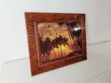 ⭐️- Vintage Hawaii souvenir ur i lakeret træ - 5