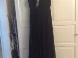 Sort kjole med Bling