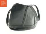 Sort taske med nitter (str. 32 x 24 x 11 cm) - 5