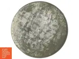 Vintage blå Småkage metaldåse med opskrifter og låg (str. Ø. 19 cm. h. 16 cm) - 2