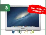 13" Apple MacBook Air - Intel i5 3427U 1,8GHz 128GB SSD 4GB (Mid-2012) - Grade C - bærbar computer