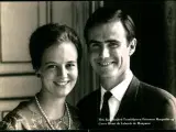 Tronfølgeren Prinsesse Margrethe og Greve Henri de Laborde de Moupszat - Stender 2310/35 - Ubrugt