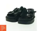Sorte sandaler med spænder fra H&M (str. 36 ) - 4
