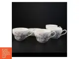 Retro porcelænskopper med underskåle fra Irma (str. Underkop 17,5 x 2 cm kop 15 x 11,5 x 7,5 cm) - 4