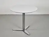 Duba b8 cafébord med hvid plade og krom stel - 4